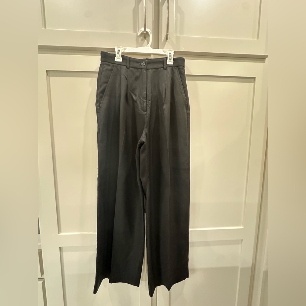 Banana Republic Women's Black Wide Leg Pants